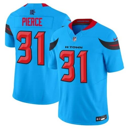 Men's Nike Dameon Pierce Blue Houston Texans #31 Vapor F.U.S.E. Limited Jersey